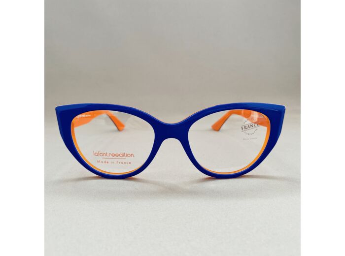 Lunettes de Vue Marylin Femme De la Marque Lafont Coloris Bleu / Orange