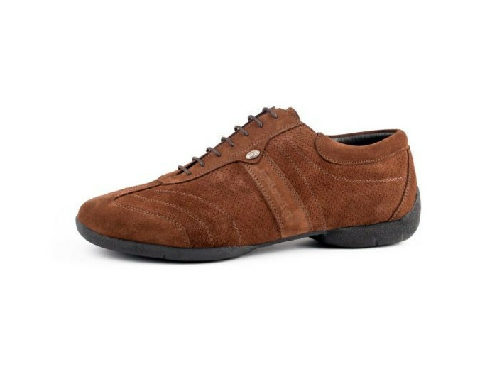 PD Pietro Street - Sneakers de couleur en nubuck brun - Portdance