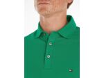 Polo Tommy Hilfiger ajusté vert en coton bio