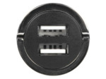 Chargeur de voiture avec 2 ports usb 5VDC 4.8A 23W