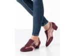 Ariana - Chaussures training  bordeaux talon 3,5cm pour femmes - Werner Kern