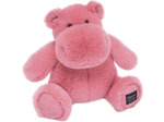 Histoire d'Ours - Peluche Hippopotame - Hip'Fun - Rose Foncé - 25 Cm - Peluche Douce et Mignonne pour les Calins - Idée Cadeau de Naissance et Anniversaire