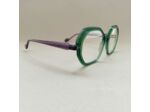 Lunettes de vue Kalinda Caroline Abram Coloris Vert / Violet