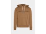 Sweat à capuche Tommy Hilfiger marron en coton bio