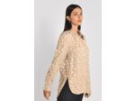 CHEMISE OVERSIZED POIS BELLA CHAMPAGNE