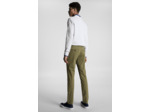 Pantalon chino slim Tommy Hilfiger kaki en coton bio stretch