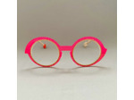 Lunettes de vue Val De Loire de la Marque Sabine Be Coloris Rose Fluo / Or