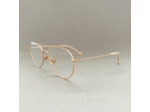 Lunettes de Vue Louis de la Marque Blanc Coloris Or Rose