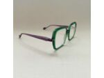 Lunettes de vue Kacey de la Marque Caroline Abram Coloris Vert / Mauve