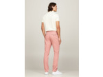 Pantalon chino slim Tommy Hilfiger rose coton bio stretch