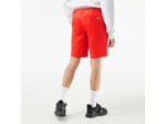 Bermuda Lacoste rouge en coton stretch