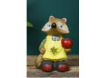 Figurine petit renard - vert