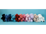 Histoire d'Ours - Peluche Hippopotame - Hip'Blue - Bleu - 25 Cm - Peluche Douce et Mignonne pour les Calins - Idée Cadeau de Naissance et Anniversaire pour Fille et Garçon -25 cm Bleu