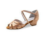 Monique - Chaussure de danse en satin flesh - Anna kern