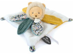 Doudou et Compagnie - BOH'AIME - Lion Doudou Pétale - Boîte Cadeau - Doudou Jaune - 27 Cm - Idée Cadeau de Naissance Fille et Garçon - Garantie Doudou Perdu - DC4025 Doudou Pétales - Lion