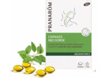 Pranarôm - Aromaforce - Capsules Nez-Gorge, Compléments Alimentaires Aux Huiles Essentielles, Origan, Maintient La Santé Des Voies Respiratoires, Citron, 100 Pour cent Bio - 30 Capsules