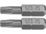 2 embouts 1/4" x25mm Torx T25 - YT-77905