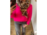 Pull en laine Rose