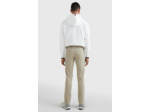 Pantalon chino slim Tommy Hilfiger beige en coton stretch