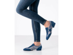 Ariana - Chaussures de danse bleues à lacets pour femmes - Werner Kern