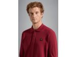 Polo manches longues Paul & Shark bordeaux