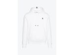 Sweat à capuche monogramme Tommy Hilfiger blanc en coton bio