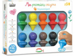 Crea lign' Coffret Loisir Créatif - Mes Premiers Crayons x9 - Dès 12 Mois - CL195