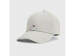 Casquette Tommy Hilfiger grise en coton bio