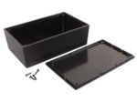 COFFRET PLASTIQUE - NOIR 160 x 95 x 55mm