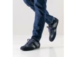 Bari 28061 - Baskets de danse en nubuck noir ou bleu ou bordeaux et cuir perforé pour homme - Werner Kern