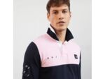 Polo manches longues colorblock Eden Park rose