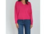 PULL COL V ANITA FUSCHIA