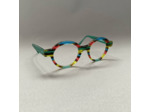 Lunettes de Vue De la Marque Wissing Modèle 2969 Coloris Vert- Multicouleurs – Monture Unique