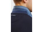 Polo manches longues colorblock Eden Park bleu foncé