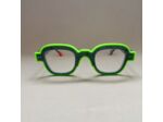 Lunettes de Vue Artist Line de la Marque Sabine Be Coloris Pierre / Vert Fluo