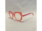 Lunettes De Vue Plein Les Mirettes - Modèle Diva 28 Coloris Rose Orange