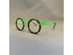 Lunettes de Vue Be Gipsy de la Marque Sabine Be Coloris Ecaille / Vert Fluo