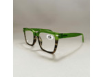 Lunettes de Lecture Couleur Vert Translucide Ecaille Puissance +1.50