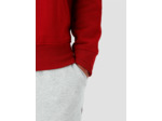 Sweat demi zip Ralph Lauren rouge en coton