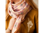BIG FOULARD LATIKA "FLORA BOLD" LAVANDE