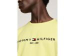 T-Shirt Tommy Hilfiger jaune ajusté coton bio