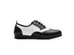 SAMMY - chaussures Boogie noir et blanc unisexe - Rumpf