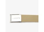 Ceinture ajustable sangle tissée Lacoste beige