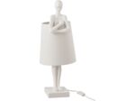 Lampe Homme soutenant l'abat-jour