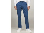 Pantalon chino slim Tommy Hilfiger bleu coton bio stretch