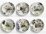 Service de 6 assiettes creuses en porcelaine Collection "The Infinite Story"