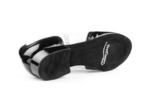 PD042 - Chaussures de tango en vernis noir et blanc - PortDance