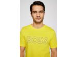 T-Shirt BOSS jaune en coton