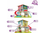 Jouet Hape - Maison de Poupée en Bois Interactive avec Sons - à Partir de 3 ans - Grande Maison de 8 Pièces à Vivre Décorées et 9 Effets Sonores (Piles Fournies) - Filles et Garçons