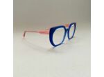 Lunettes de vue Dzing Caroline Abram Collection Blush Coloris Bleu / Rose